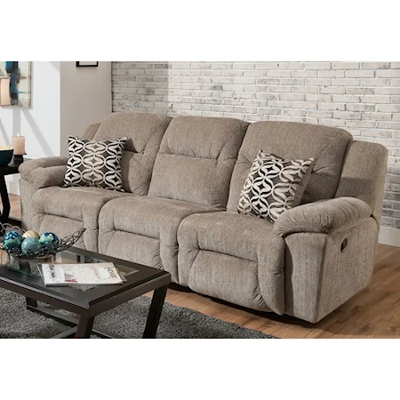 Reclining Sofa with Pillow Arms